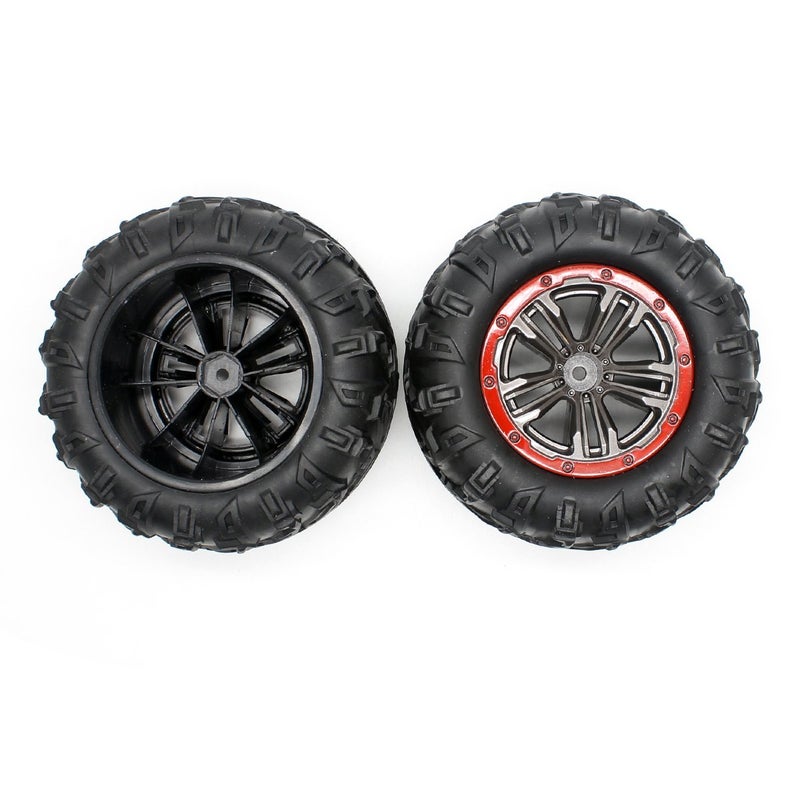 HOSIM RC Car Tires Accessory Spare Parts Wheels 25-ZJ02 for Hosim 9125 RC Car (2 Pcs) - Image 1